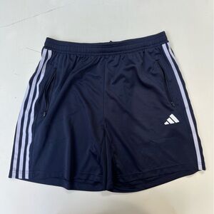adidas Men's Primeblue Designed 2 Move Sport 3-
Stripes Shorts, Large, Dark Navy